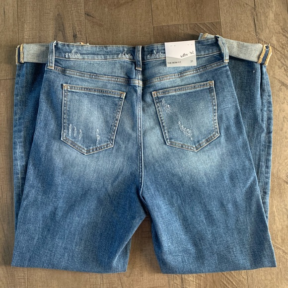 Mom High Rise Stretch Jean - Picture 3 of 3